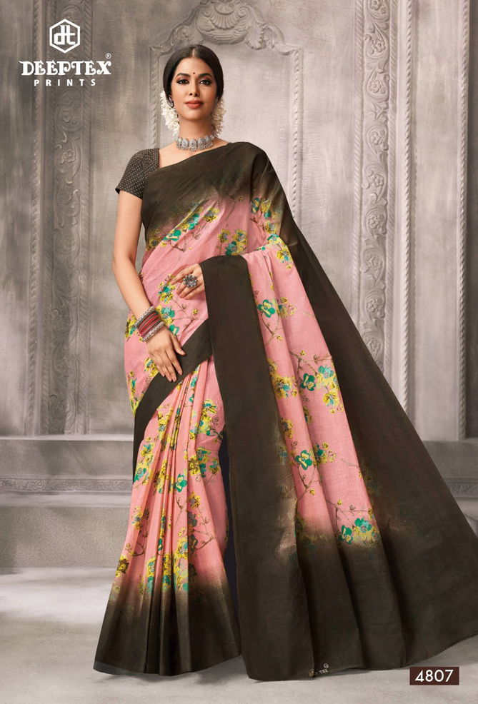 Mother India Vol 48 By Deeptex Daily Wear Sarees Catalog
